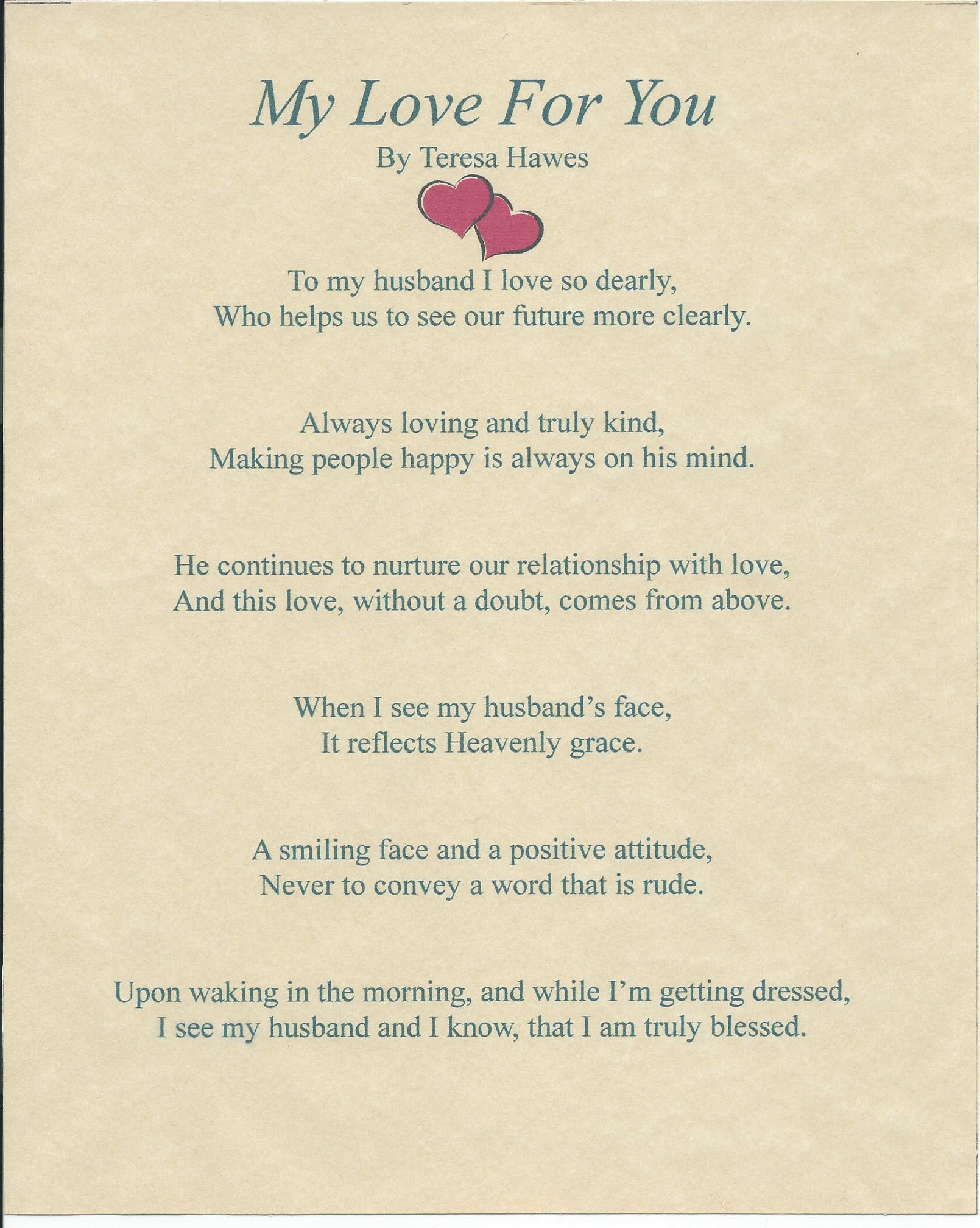 Poem for Husband