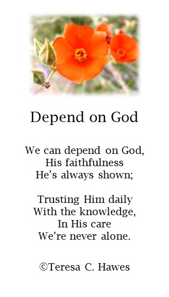 Depend on God